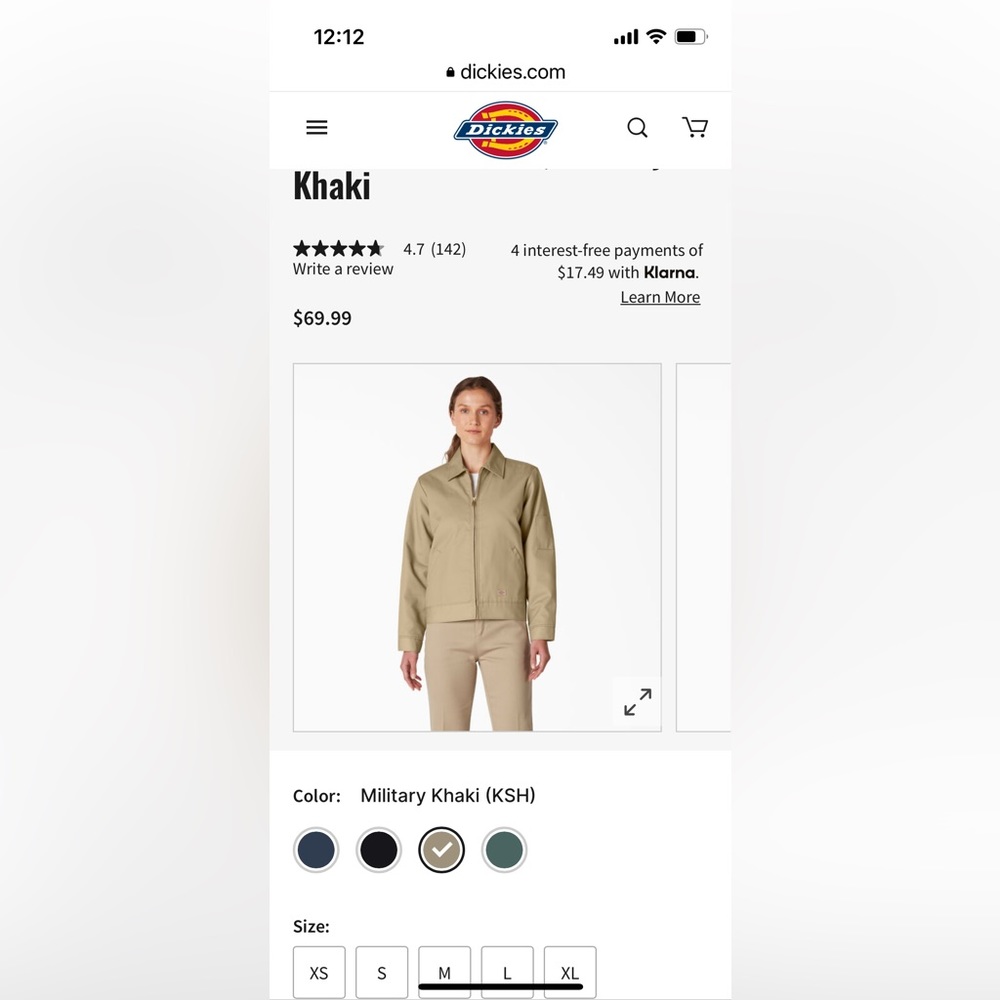 Woman’s Dickies Jacket